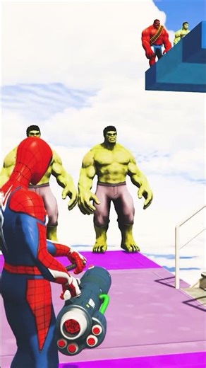 GTA 5 Epic Water Ragdolls Spiderman Jump/Fails Ep 75 #shorts​