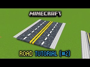 Minecraft : How To Make A Realistic Road 🛣️ || Tutorial (#2)