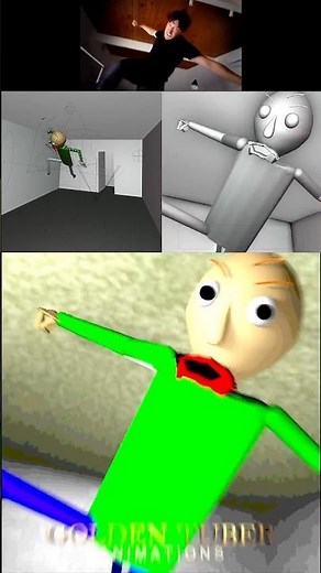 Cornered by Baldi BTS Version #memes #animation #markiplier #funny #baldisbasics #baldi #template
