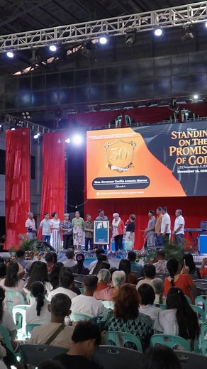 Governor Cecilia Araneta-Marcos joined the 30th Anniversary of Correl Missionary Ministries Philippines at the Vintar Auditorium on November 15. [A] | Cecilia Araneta Marcos