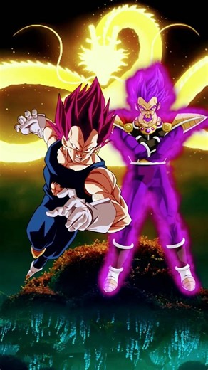 DRAGON BALL SUPER VEGETA VS KING VEGETA 💖💝 #goku #dragonball #vegeta #dbz #trending #viral #shorts