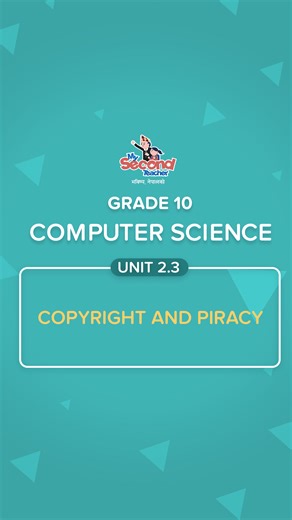 My Second Teacher Nepal on Instagram: "Grade 10 Computer Science | Episode 2.3 Copyright protects the owner’s work and prevents unauthorized copying or cloning. This video covers information about copyright infringement, piracy, fines, and legal punishments a must-know topic for every digital user. Concept of Cybercrime | Computer Science | NEB Grade 10 Register at www.mysecondteacher.com.np and watch the first chapter videos of Grade 10 Computer Science for FREE! #NEBGrade10 #Grade10ComputerSci