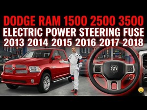 FIX Hard Steering: Ram 1500/2500/3500 EPS Fuse Replacement (2013-2018)
