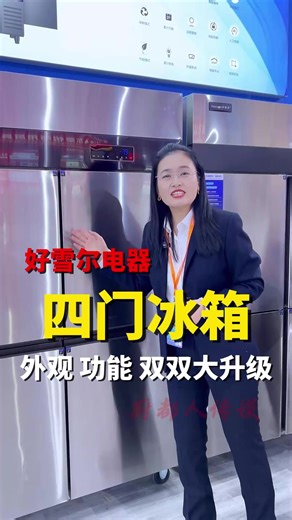 四門冰箱#kitchen #kitchenhacks #kitchengadgets #kitchenware #kitchendesign