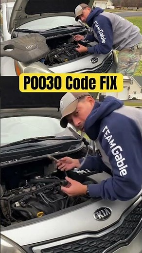 ARE YOU GETTING A P0030 ENGINE CODE??