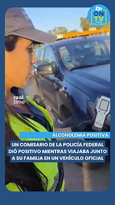 Un subcomisario de la PFA dio positivo (0,56 g/l) en control de alcoholemia en Ruta 12, km 85 (Campana). Manejaba Ford Ranger oficial tras "un asado" con su familia a bordo, fue desafectado y enfrenta sumario 📺 Somos Tucumán – Canal 7 de Flow ⏰ Lunes a viernes de 18 a 20 hs ▶️ También podés vernos a través de nuestro canal de YouTube 👉🏻ONTV ✨ Sumate a la información de todos los días junto a Omar Noblega y todo su equipo | ONTV