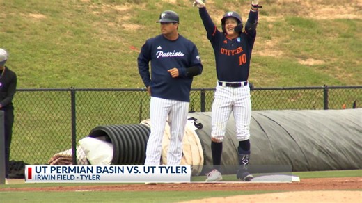 UT Tyler baseball sweeps Saturday doubleheader with UT Permian Basin