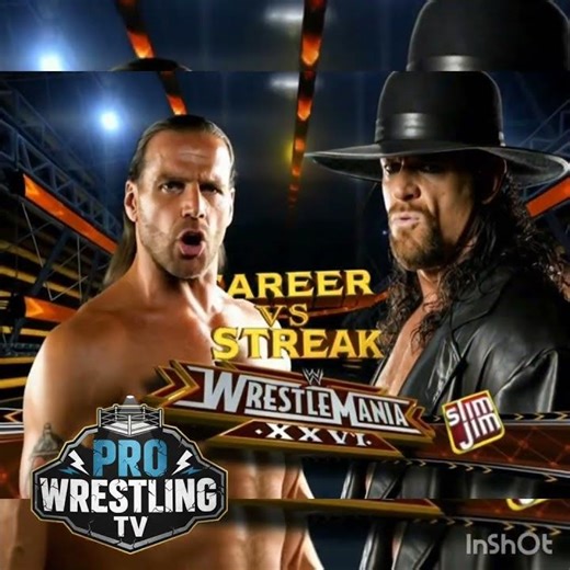 Pro Wrestling TV HBK shawn Michaels Vs Undertaker #tv1991 #prowrestlingtv