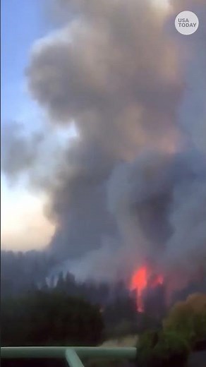 Timelapse of Spokane Complex Fire captured by bird feeder camera