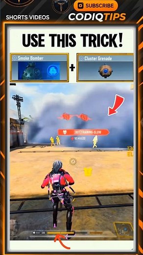 UNSTOPPABLE COD MOBILE TRICK! (Smoke Bomber + Cluster Grenade Combo) You Must Use #codm