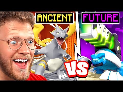 FUTURE vs ANCIENT Paradox RANDOM Starter Pokemon In MINECRAFT