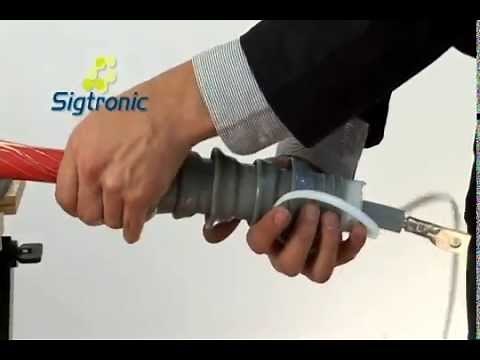 SIGTRONIC BRAND STC COLD SHRINK TERMINAL INSTALLATION