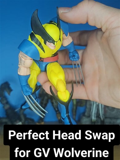 The Ultimate Head Swap for Wolverine Action Figures
