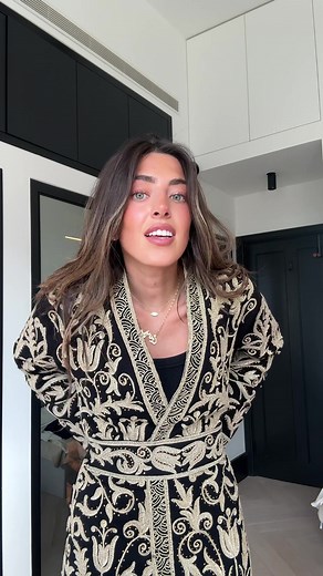 Damascus Kaftan: Handmade Kaftan from the Same Workshop as Queen Elizabeth