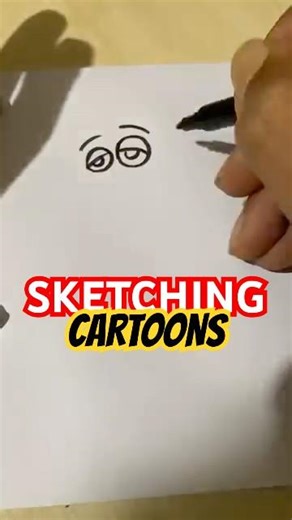 Sketching Cartoons 😭✏️ #shorts #trending #draw #cartoon