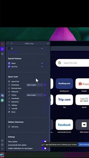 Put Google Translate in Opera Browser Side Bar