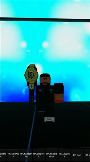Roblox WWE Champion entrance Roblox Game #wwe #roleplay #wrestling #gaming #robloxedit #romanreigns