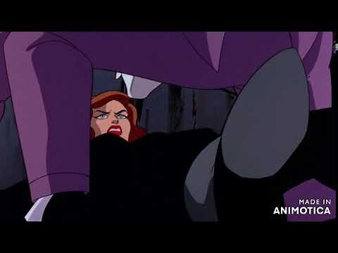 Andrea kicks Joker in the crotch - Batman: Mask of the Phantasm