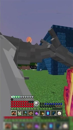 Esse dragão é muito bugado kkkkk. #minecraft #gaming #memes #rlcraft