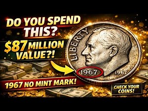 “1967 Roosevelt Dime – Very Fine Condition & HUGE Market Value!”