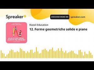 12. Forme geometriche solide e piane