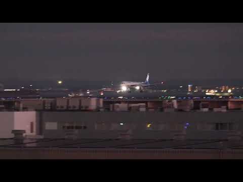 ANA A320 羽田空港着陸シーン｜進入からランディングまで
