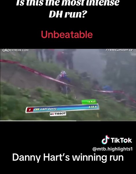 Danny Harts unbeatable winning DH run 💯 #mountainbike #dannyhart #mtb #robwarner #uci