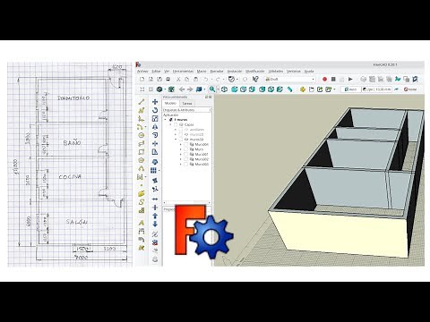 House plans with FreeCAD 1: walls