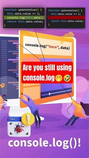 👨‍💻STOP Committing console.log()! 🚨 (Use THIS Instead) #shorts #js