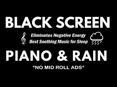 Relaxing Sleep Music with Black Screen - NO MID ROLL ADS, Ease Stress, Eliminates Negative Energy