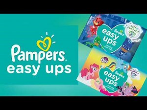 Pampers Easy Ups discreet ad - PJ Masks and My Little Pony