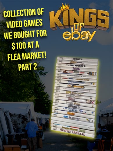 Collection of Video Games We Bought for $100 at a Flea Market! Part 2 #resellerlife #vintagereseller #thriftfind #resellertips #reseller #ebayseller #ebayfinds #ebaycommunity #eBayShop #smallbusiness #ebay #supportsmallbusiness #shoplocal #smallbusinessowner #entrepreneur #fleamarket #fleamarketfinds #yardsale #garagesale #thrift #VideoGame #yp #fypage #usatiktok