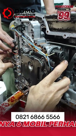 Overhaul grand livina jedug dan slip!!! - DOMO Transmisi #bengkelmatic #bengkel