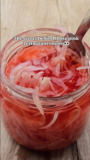 Restaurant-Style Pickled Onions 🩷Recipe in description 😋