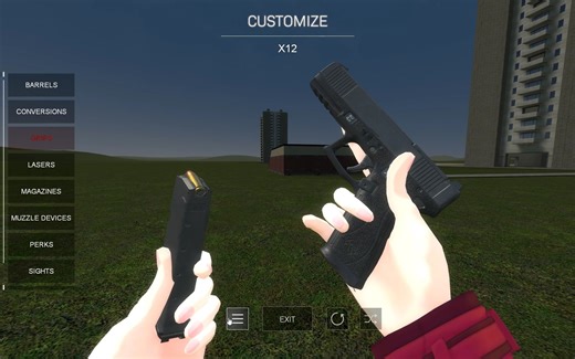 GMOD COD19 MW2022 阻尼器X12(GLOCK17)和X13Auto(CLOCK18) 试玩
