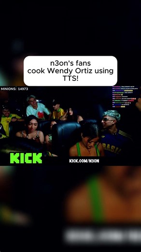 N3ON'S FANS COOK WENDY ORTIZ USING TTS! #wendyortiz #n3on #n3onclips