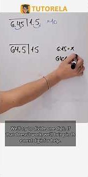 Simplifying Decimal Division: Solve 6.45 ÷ 1.5 #Math #DecimalFractions-Advanced #LongDivision