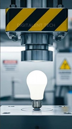 Hydraulic Press vs LED BULB Satisfying Slow Motion 🔥