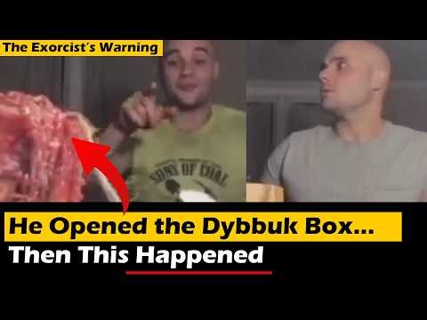 He wanted to prove the Dybbuk Box is fake...Then This Happened And then he freaked out.