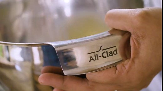 All-Clad 7108 MC2 Professional Master Chef 2 Stainless Steel Bi-Ply Bonded Oven Safe PFOA Free Fry Pan, 8-Inch, Silver