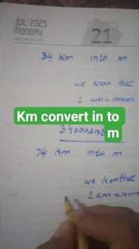 Km to Meter and Meter to Km Conversion: Formula, Calculator & Complete solution