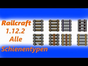 Alle Schienentypen in Railcraft 1.12.2, Minecraft Tutorial