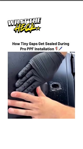 The secret trick for perfect PPF installation 🖌️😳