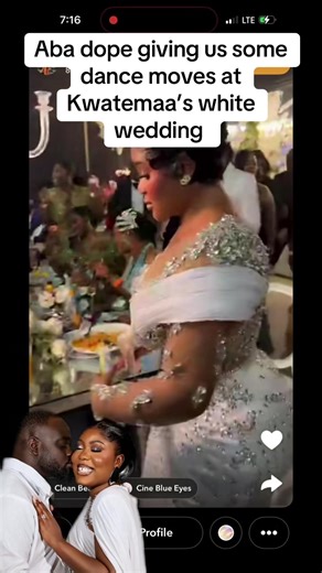 Aba Dope's Dance Moves at Kwatemaa's White Wedding