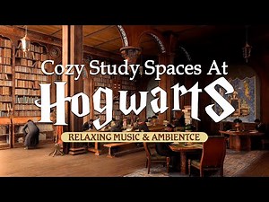 Cozy Study Spaces At Hogwarts | Harry Potter Music and Ambience from Hogwarts Legacy