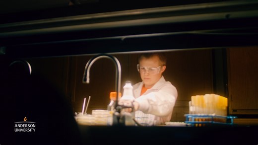 AU’s School of Science & Engineering teaches the next generation of mathematicians, scientists, cybersecurity professionals, and engineers just like Tate. See how AU shaped his experiences and prepared him for his next step. | Anderson University