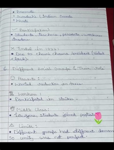 "class 10" history chapter 2 "Nationalism in india" notes + quick revision✨