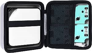 Aenllosi Hard Carrying Case Compatible with Vixic D1600 Rechargeable Label Printer (Black,for Vixic D1600)