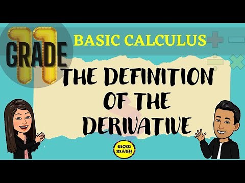 THE DEFINITION OF THE DERIVATIVE || BASIC CALCULUS