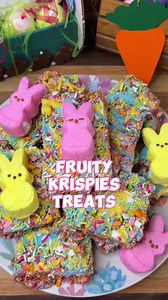 3.2M views · 21K reactions | FRUIT KRISPIES TREATS #fruitypebbles #fruitypebblestreats #ricekrispiestreats #eastertreats #easter #eastereggs #easter2024 | Easy Recipes & Lifestyle Tips | Facebook